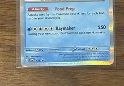 Pokemon Crabominable 134 SVP Black Star Promo Scarlet Violet Holo Stamped 🔥🔥🔥 - Image 3