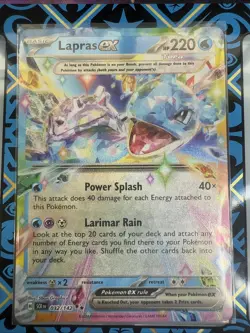 Lapras EX 032 Double Rare Stellar Crown 032/142 NM/M Pokemon TCG (32/142) - Image 1