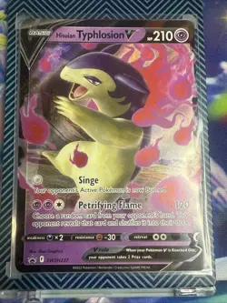 Hisuian Typhlosion V - SWSH237 - SWSH Black Star Promos, English Pokemon SWSH - Image 1