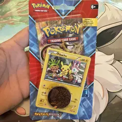 Pokemon TCG XY Breakpoint Checklane Blister Booster Pack Pikachu XY95 Promo S - Image 1