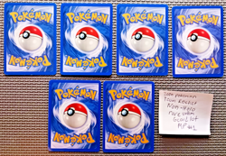 2000 Pokemon Team Rocket Non-holo Rare 6 card lot MP lot#1 - Image 2