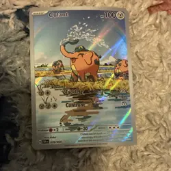 Pokemon SV: Shrouded Fable Illustration Rare Holo Cufant 076/064 Card English - Image 1