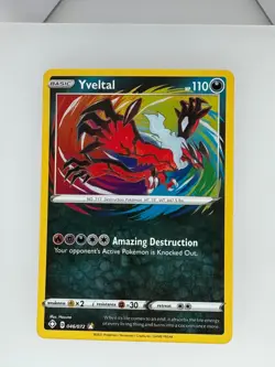 2021 Pokemon Shining Fates Yveltal 046/072 NM - Image 1