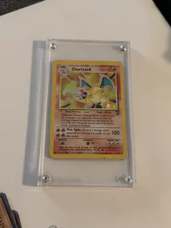 Pokemon TCG Charizard Base Set 2 Holo Unlimited Rare Card 4/130 1995. 1999-2000 - Image 1