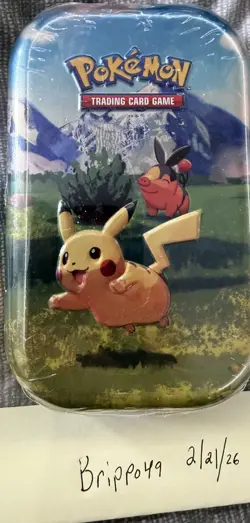 Pokemon TCG: Mega Evolution Ascended Heroes Mini Tin, Pikachu Art SEALED - Image 1