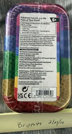 Pokemon TCG: Mega Evolution Ascended Heroes Mini Tin, Pikachu Art SEALED - Image 2