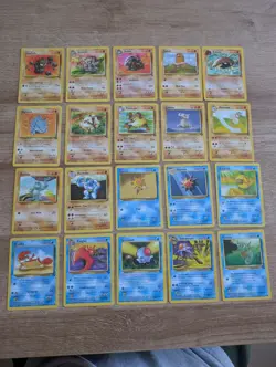 Vintage Pokemon Card Bundle - 50+ Cards - Base Set, Jungle, Fossil - WOTC 1999 - Image 3