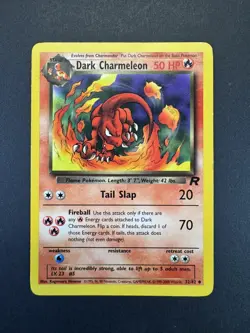 Dark Charmeleon 32/82 Team Rocket Regular Uncommon LP+ Vintage Pokemon Card 2000 - Image 1