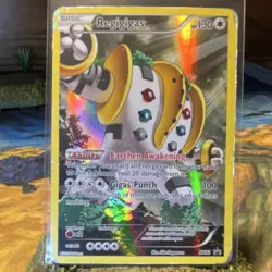 - DAMAGED - Pokemon Regigigas XY82 Holo Promo Card XY Set English TCG - Image 1