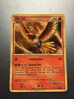 Ho-Oh HGSS01 Hgss Holo Pokemon TCG Promo Black Star - Image 1