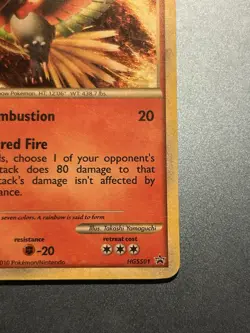Ho-Oh HGSS01 Hgss Holo Pokemon TCG Promo Black Star - Image 4