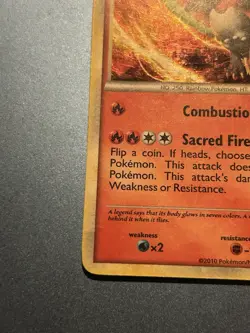 Ho-Oh HGSS01 Hgss Holo Pokemon TCG Promo Black Star - Image 5