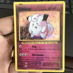 Pokemon TCG Clefairy XY Evolutions 63/108 Reverse Holo Rare Card - Image 1