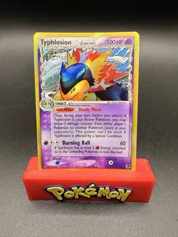 Typhlosion Delta Species 12/101 Ex Dragon Frontiers Holo Pokemon Card NM - Image 1