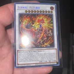 Yu-Gi-Oh! TCG Jurrac Astero Secret Rare Card BLMM-EN018 1st Edition Mint - Image 2