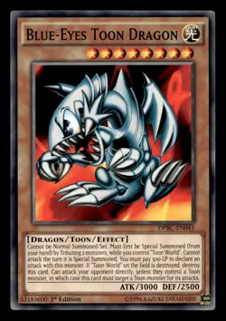 Blue-Eyes Toon Dragon DPBC-EN043 Common Duelist Pack: Battle City Yu-Gi-Oh NM - Image 1