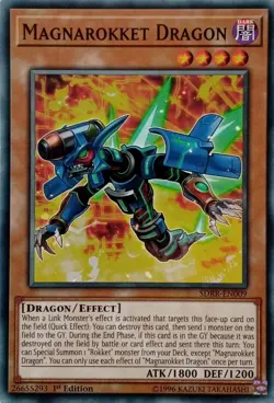 SDRR-EN009 MAGNAROKKET DRAGON COMMON 1ST EDITION YuGiOh CARD - Image 1