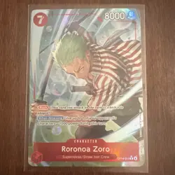 One Piece TCG English OP14-015 Roronoa Zoro Alt Art - Image 2