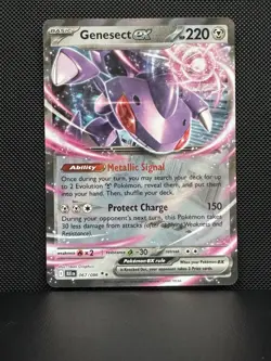 Genesect ex - Pokemon TCG Black Bolt Holo Double Rare Pokemon Card 067/086 - Image 1