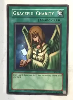 1996 Yugioh #SDP-040 Graceful Charity Card Game TCG CCG (NM) - Image 1
