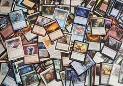 6000+ Commons/Uncommons HP/Damaged MTG Magic Card Lot - Image 1