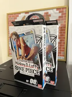 2x One Piece Card Game English Starter Deck 8 ST-08 Monkey.D.Luffy - Image 1