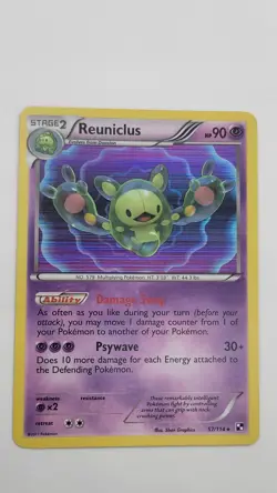 Reuniclus Black and White 57/114 Pokemon TCG Card NM - Image 1