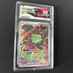 Pokemon TCG Mega Evolution Bulbasaur Card 133/132 Illustration Rare Ace 10 - Image 1