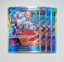 4 x Yamato OP13-054 Holo Super Rare One Piece TCG Game Card Playset NM - Image 1