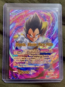Vegeta, Warrior Race Pride SLR Dragon Ball Super Card Game Fearsome Rivals BT29 - Image 1