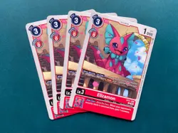 Elizamon EX11-008 Playset Dawn of Liberator Digimon Card Game x4 - Image 1