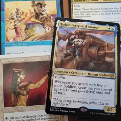 Blue White ***SOLDIERS** Tribal Custom COMMANDER MAGIC DECK ALL 100 MTG Cards - Image 1