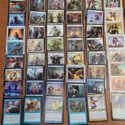 Blue White ***SOLDIERS** Tribal Custom COMMANDER MAGIC DECK ALL 100 MTG Cards - Image 3