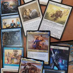 Blue White ***SOLDIERS** Tribal Custom COMMANDER MAGIC DECK ALL 100 MTG Cards - Image 5