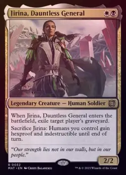 MTG MOM Aftermath - Jirina, Dauntless General (Foil) - Image 1