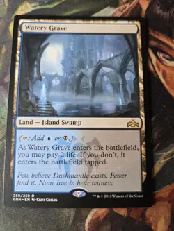x1 Watery Grave GRN MTG 259 RARE M/NM 1x - Image 2