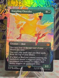 Traveling Chocobo (Borderless) Final Fantasy Regular - Image 1