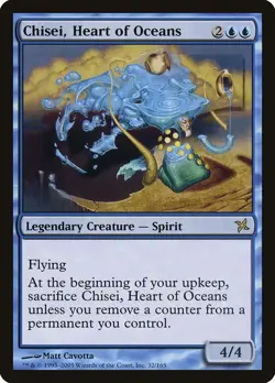 Betrayers of Kamigawa Chisei, Heart of Oceans MTG Magic the Gathering MP - Image 1