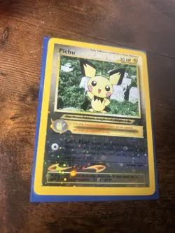 Pokemon Pichu Neo Genesis 35 2000 Holo Rare 30 HP Baby Card TCG - Image 4