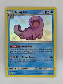 Pokemon Quagsire Holo Rare - Hidden Fates: Shiny Vault SV10/SV94 - Near Mint NM - Image 1