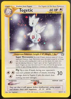 Pokemon Togetic 16/111 - Neo Genesis - Holo Unlimited - LP - Image 1