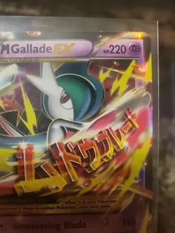 Pokemon M Gallade EX XY 35/108 2015 Mega HP220 Ultra Rare Full Art Holo Psychic - Image 4
