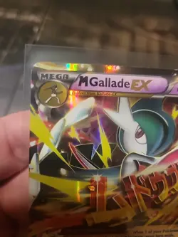 Pokemon M Gallade EX XY 35/108 2015 Mega HP220 Ultra Rare Full Art Holo Psychic - Image 5
