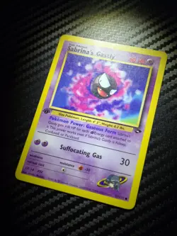 2000 Pokemon Gym Challenge 1st Edition Sabrina's Gastly #97/132 - Image 5