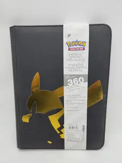 NEW Ultra Pro Elite Series Pokemon Pikachu 9-Pocket Zippered Binder Holds 360... 74427157722 - Image 1