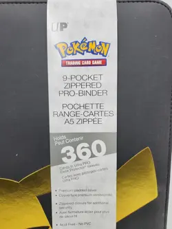 NEW Ultra Pro Elite Series Pokemon Pikachu 9-Pocket Zippered Binder Holds 360... 74427157722 - Image 2