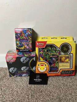 Pokemon TCG Phantasmal Flames Booster Box + Booster Bundle + Pokemon Day Sealed - Image 1