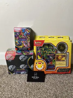 Pokemon TCG Phantasmal Flames Booster Box + Booster Bundle + Pokemon Day Sealed - Image 2