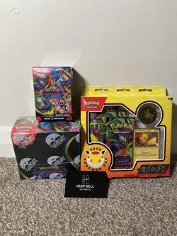 Pokemon TCG Phantasmal Flames Booster Box + Booster Bundle + Pokemon Day Sealed - Image 3