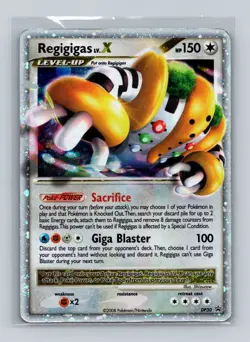 2008 Pokemon Regigigas LV.X Promo DP30 Holo Foil Rare - Image 1